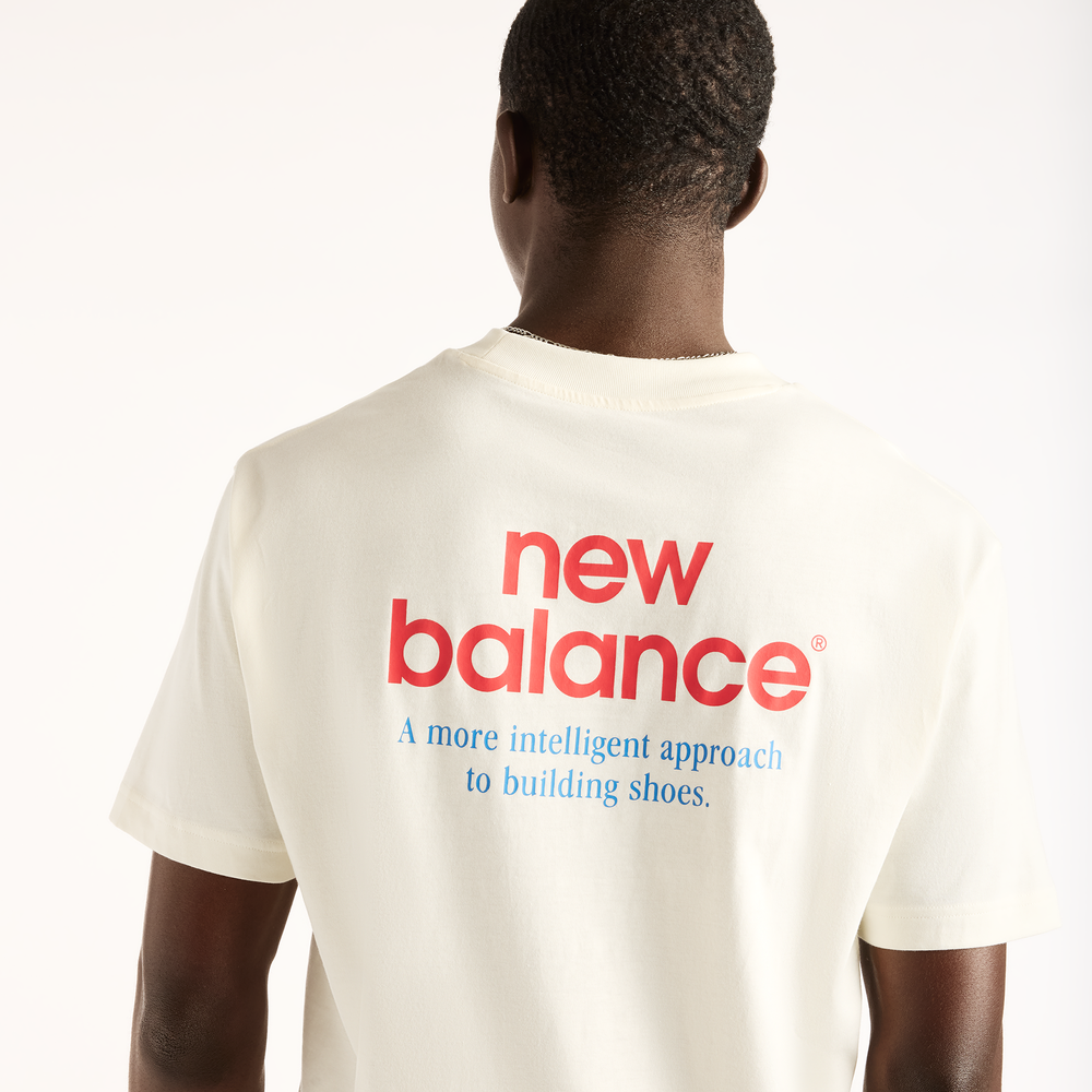 Pánske tričko New Balance Intelligent – béžové