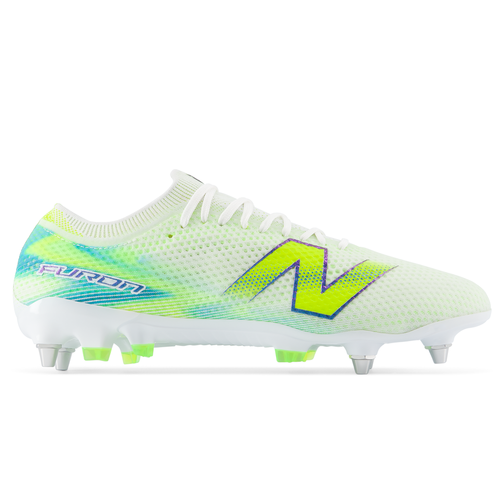 Pánske kopačky New Balance FURON ELITE SG V9 UF1S68P – biele