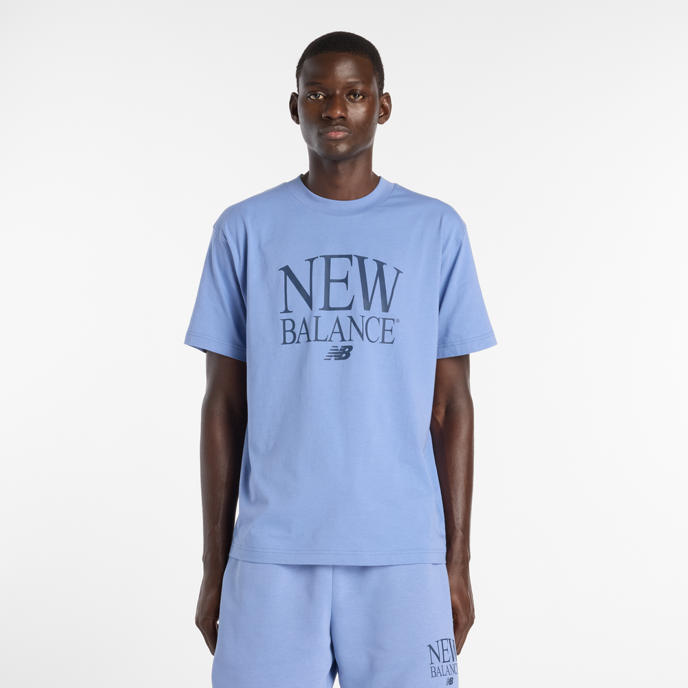 Pánske tričko New Balance MT61X6EQAA3 – modré