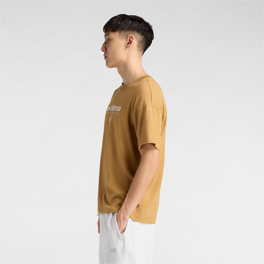 Pánske tričko New Balance MT61D0U5ABG – oranžová