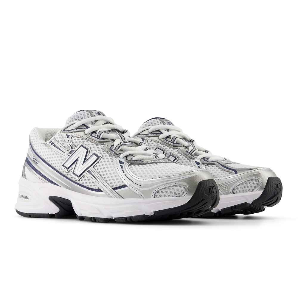 Detské topánky New Balance GR740WN – biele