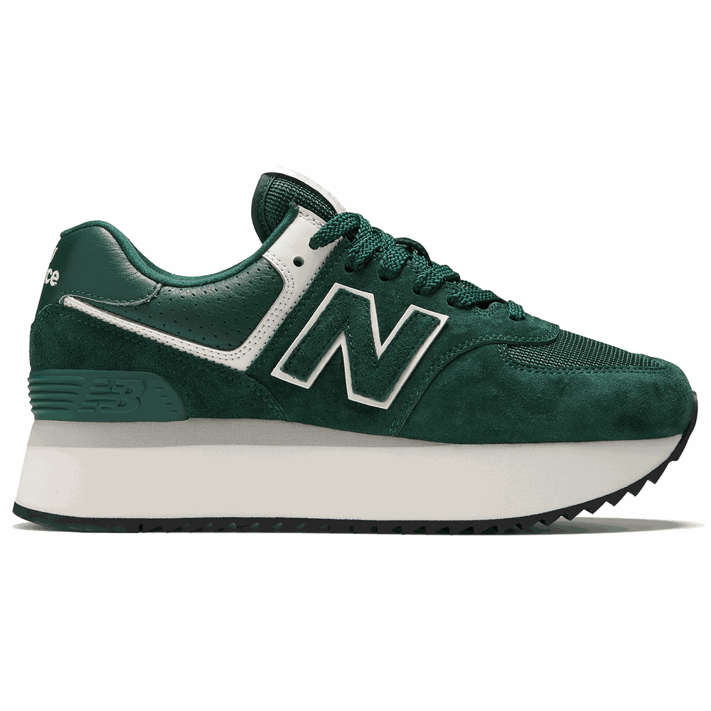 Dámske topánky New Balance WL574ZAG – zelené