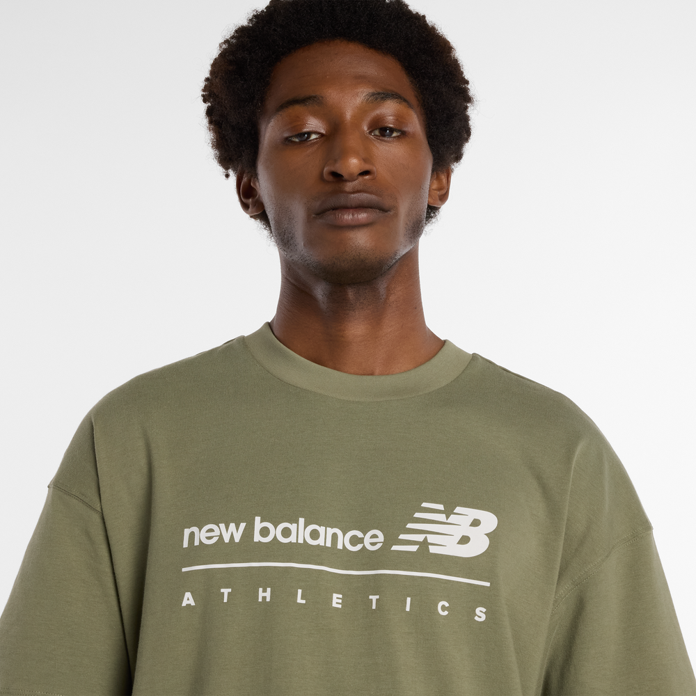 Pánske tričko New Balance MT53525DEK – zelené