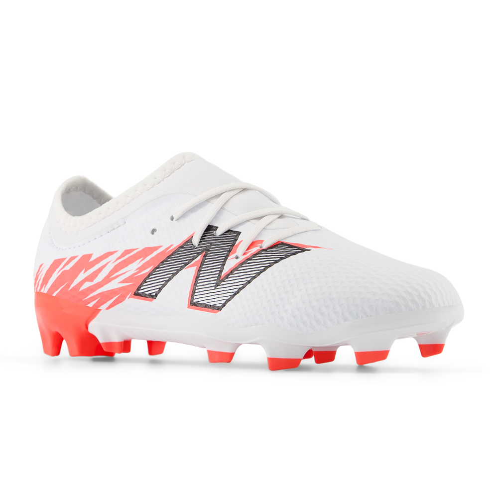 Detské kopačky New Balance FURON TEAM JNR FG V8 SJF3FIB8 – biele