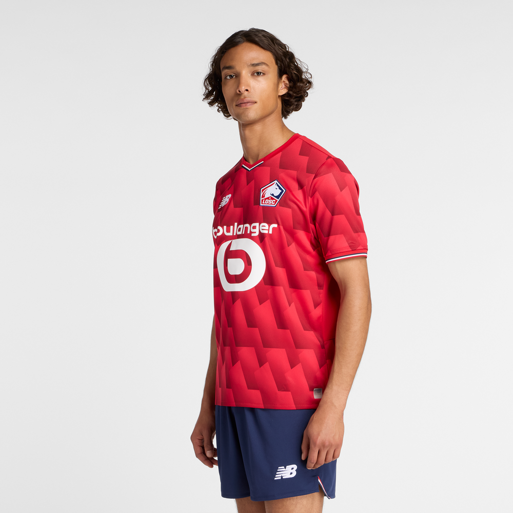 Pánske tričko New Balance LOSC Lille MT230454HME – červené