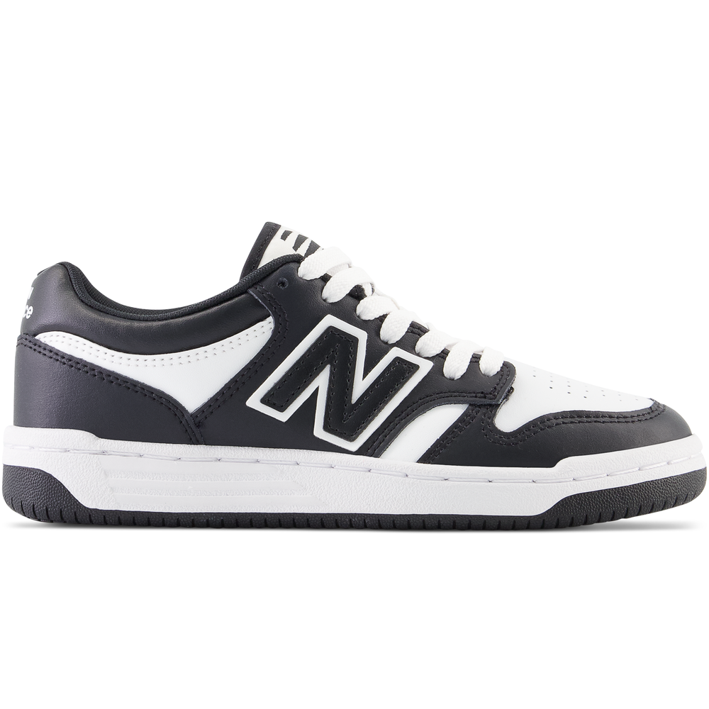 Detské topánky New Balance GSB480BW – čierné