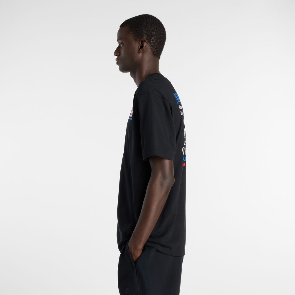 Pánske tričko New Balance MT61Y1F6BK – čierné