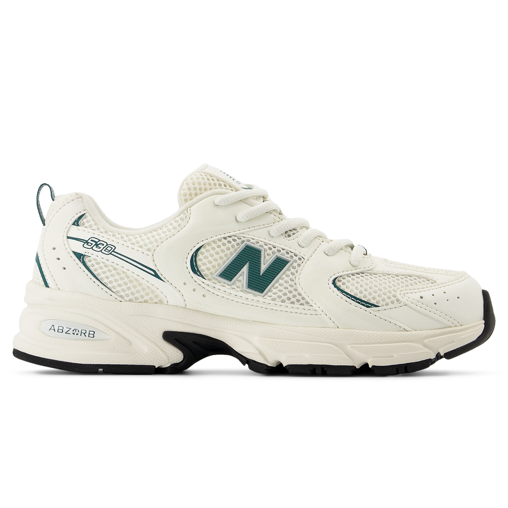 Detské topánky New Balance GR530CH – biele
