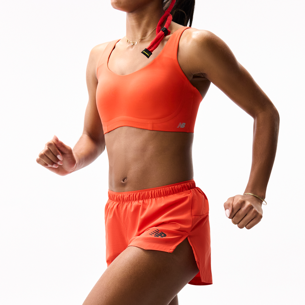 Dámske šortky New Balance RC Essential – oranžová