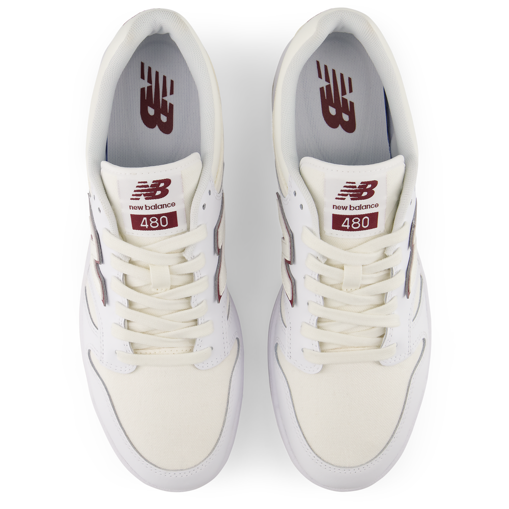 Unisex topánky New Balance U480P1BB – biele