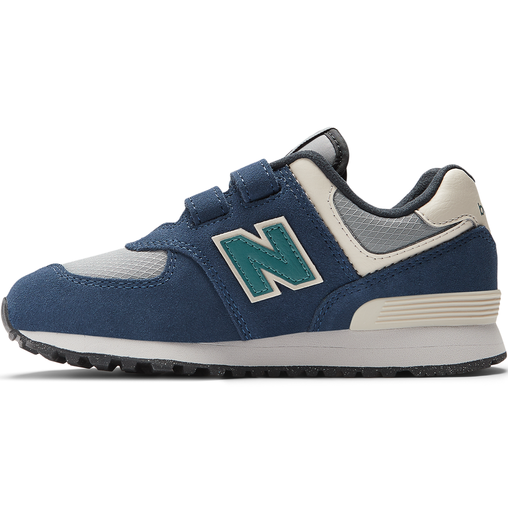 Detské topánky New Balance PV574SOA – modré