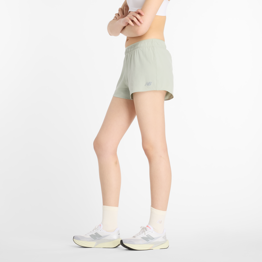 Dámske šortky New Balance WS41286GAS – zelené