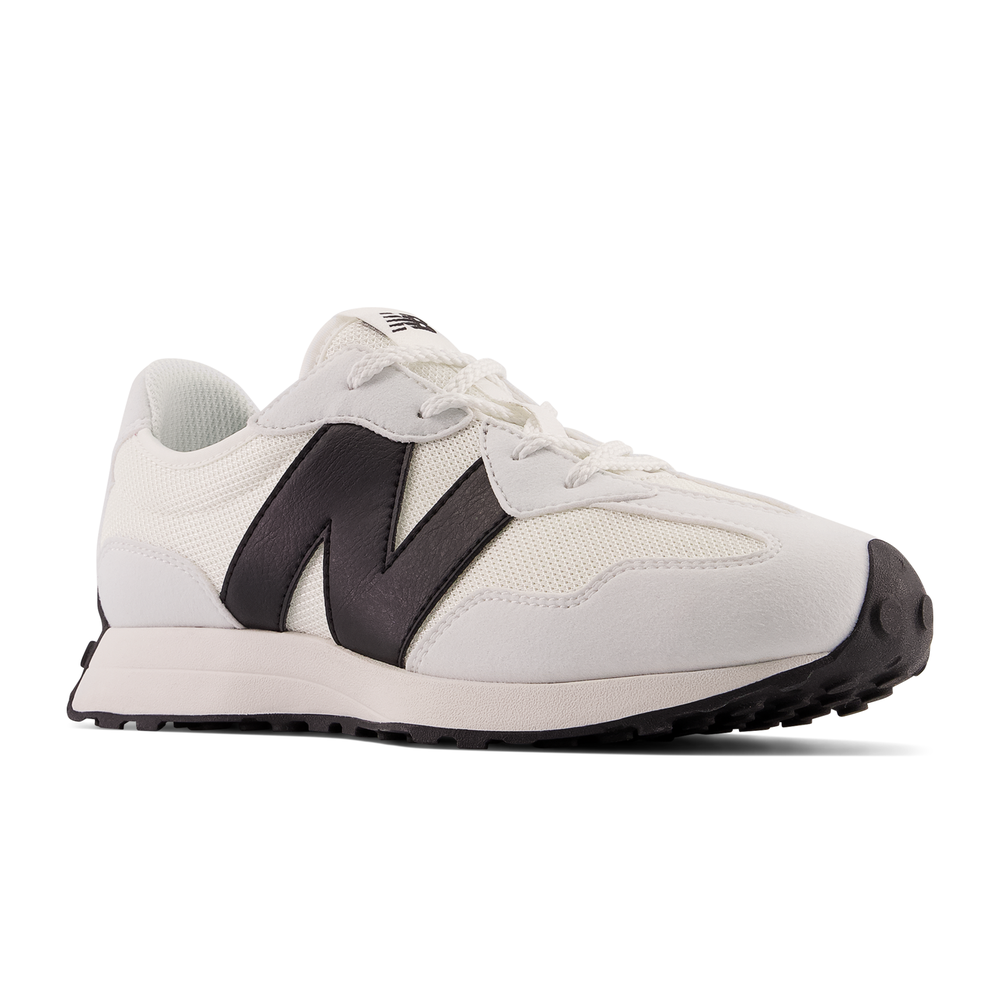 Detské topánky New Balance GS327CWB – biele