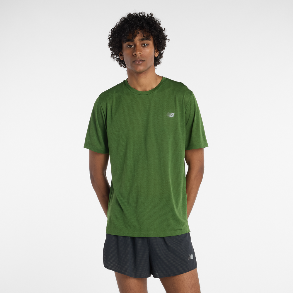 Pánske tričko New Balance MT41253DAA – zelené