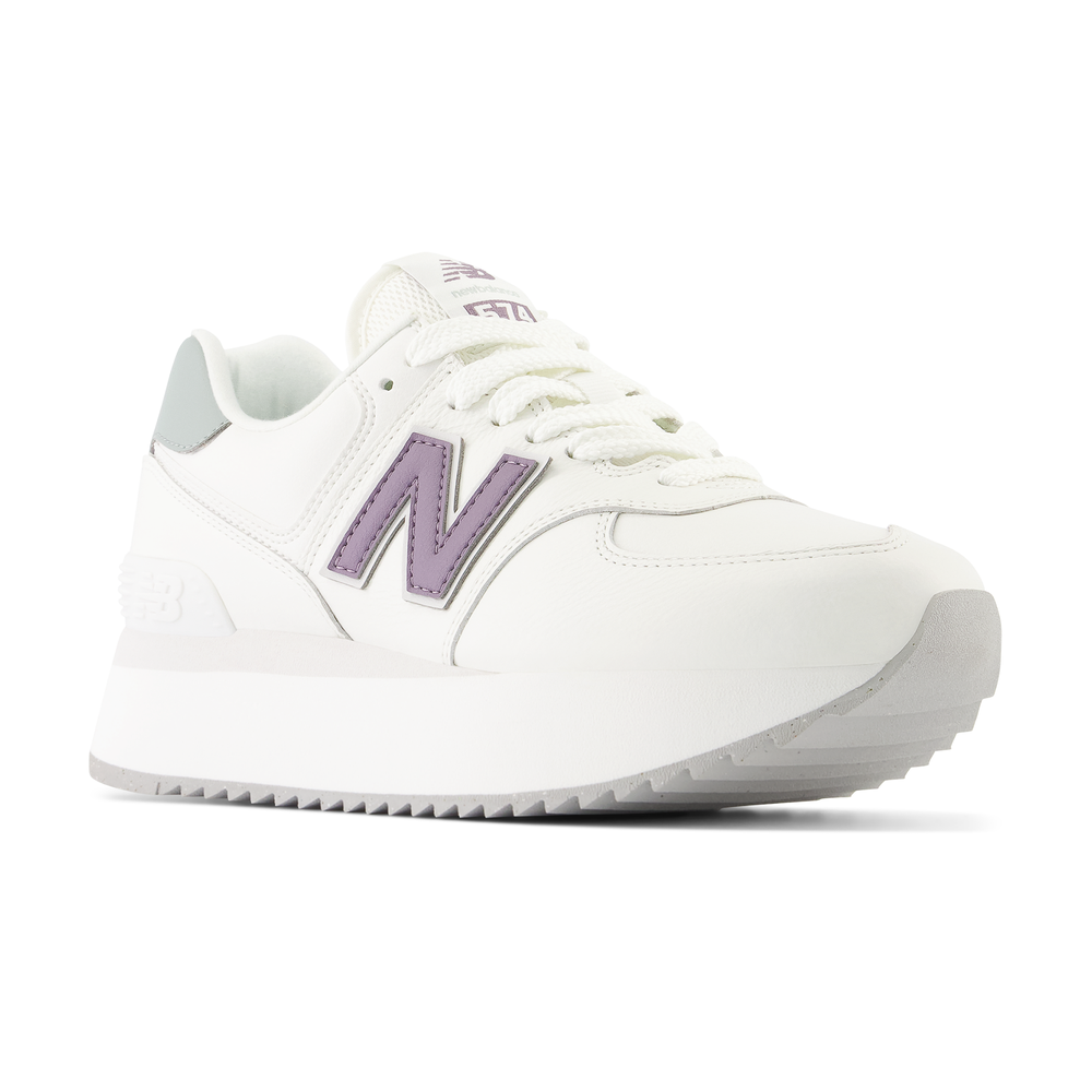 Dámske topánky New Balance WL574ZFG – biele