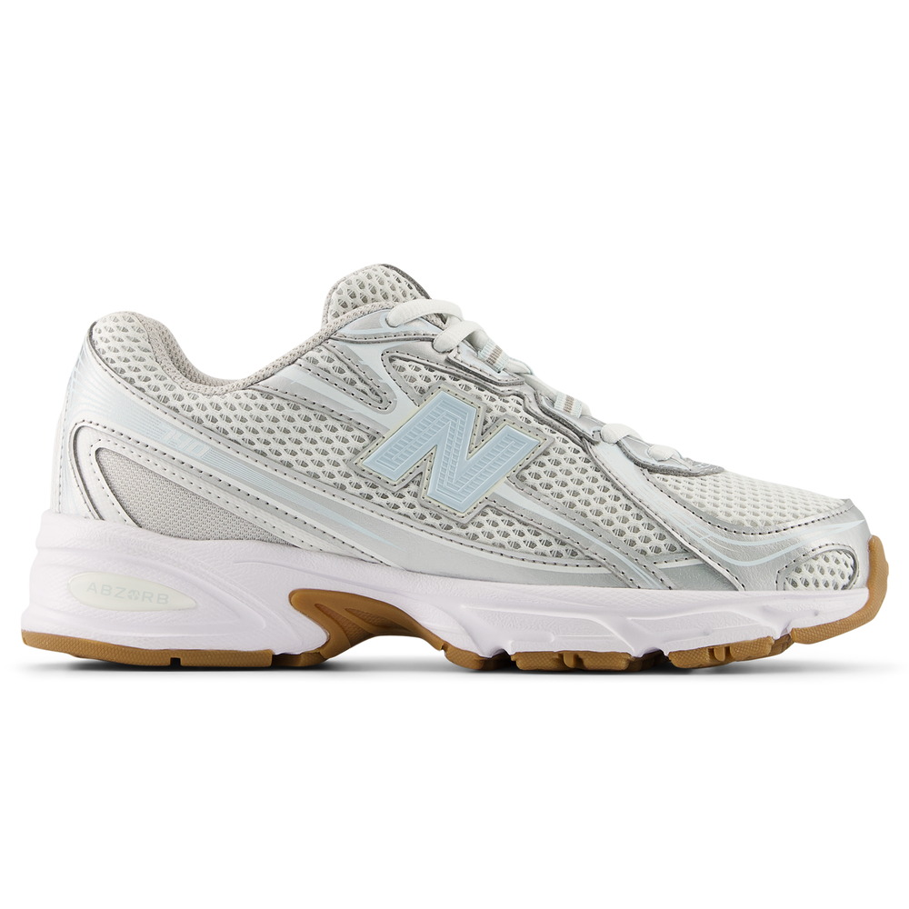Detské topánky New Balance GR740AA – striebro