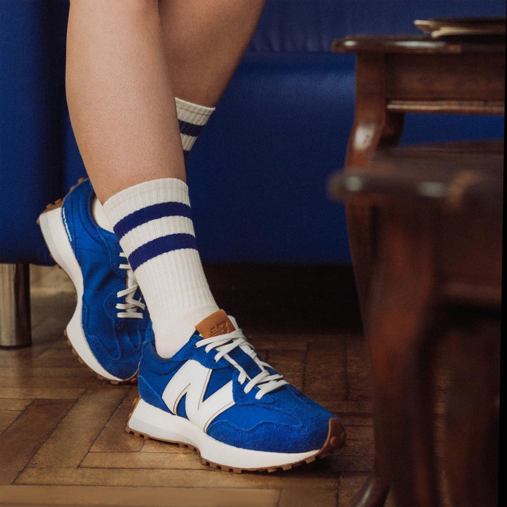 Dámske topánky New Balance WS327CH – modré