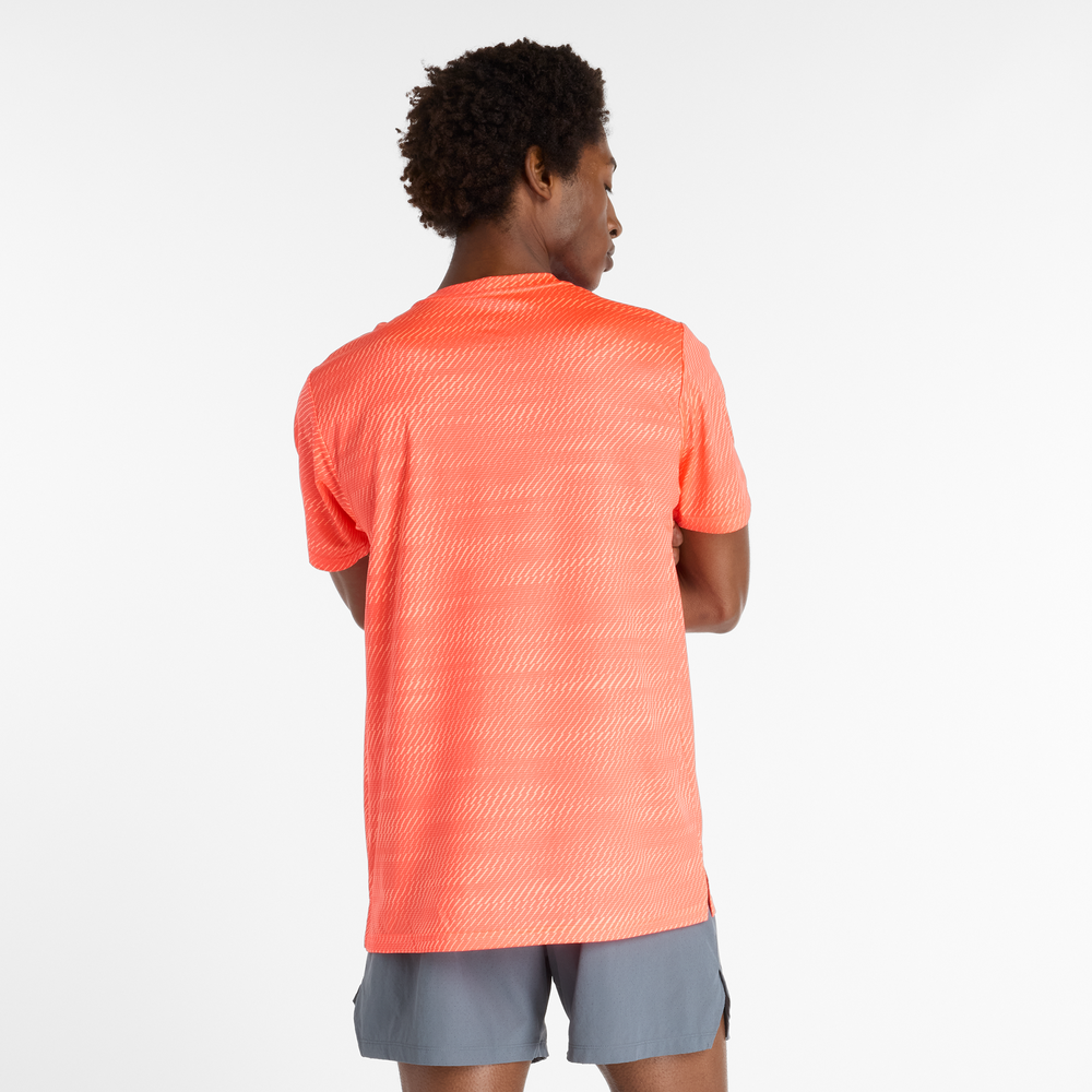 Pánske tričko New Balance MT53217URR – oranžová