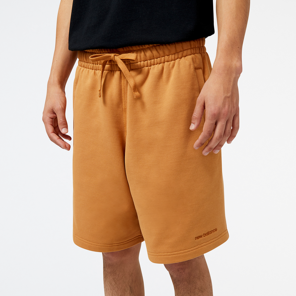 Pánske šortky New Balance MS23550TOB – oranžová