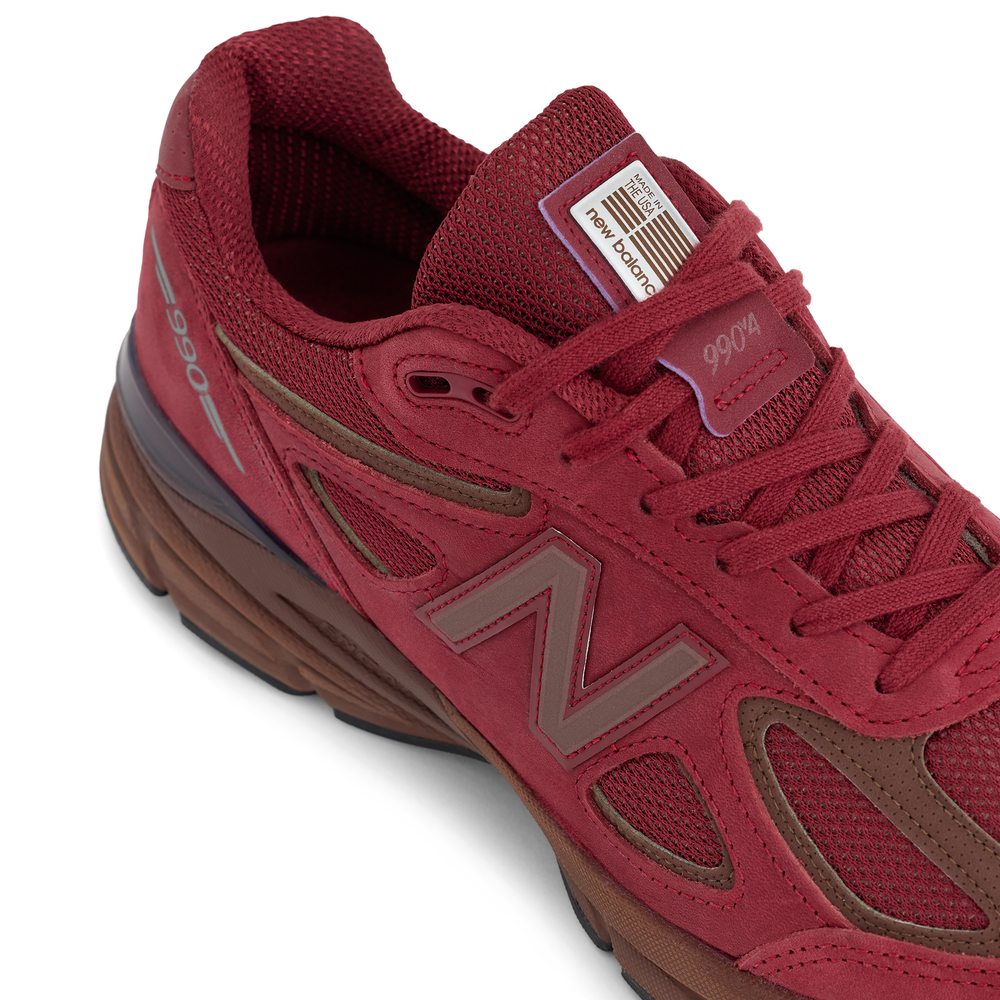 Unisex topánky New Balance U990BR4 – bordová