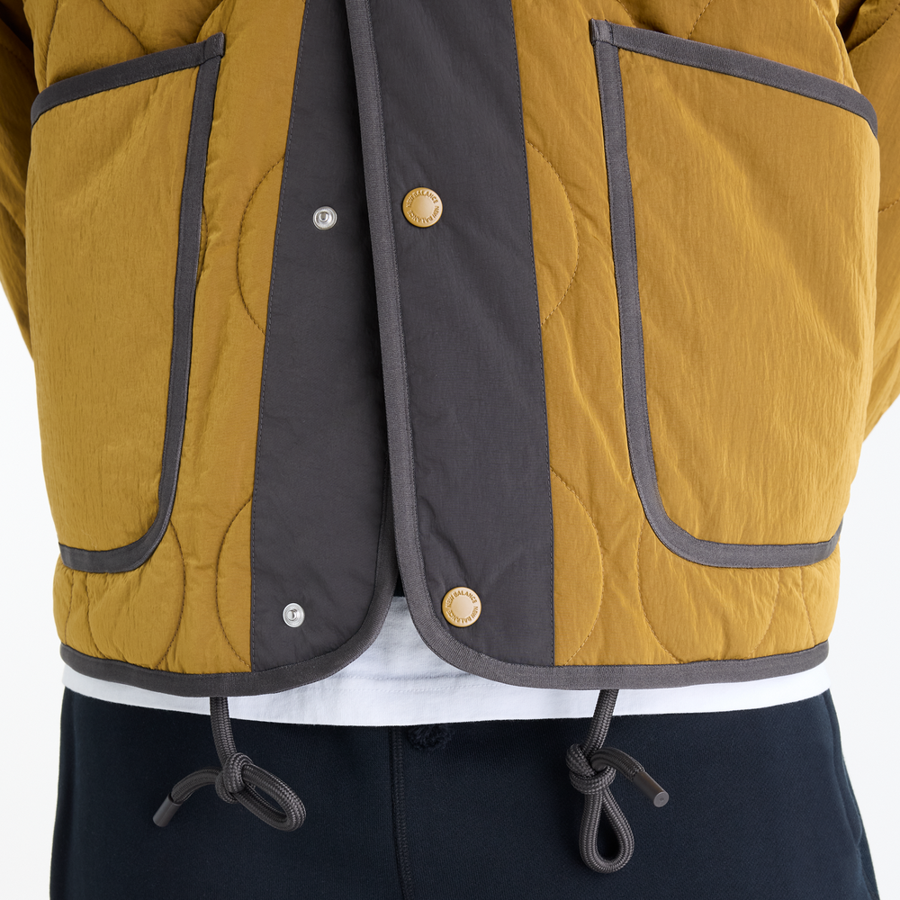Pánska bunda New Balance Quilted Bomber – žlté