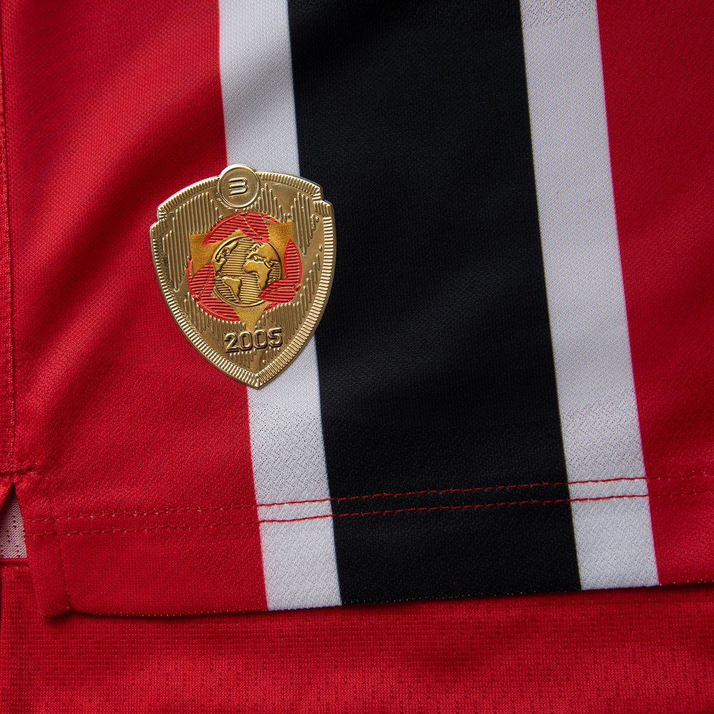 Pánske tričko New Balance Sao Paulo FC MT831835AWY – červené