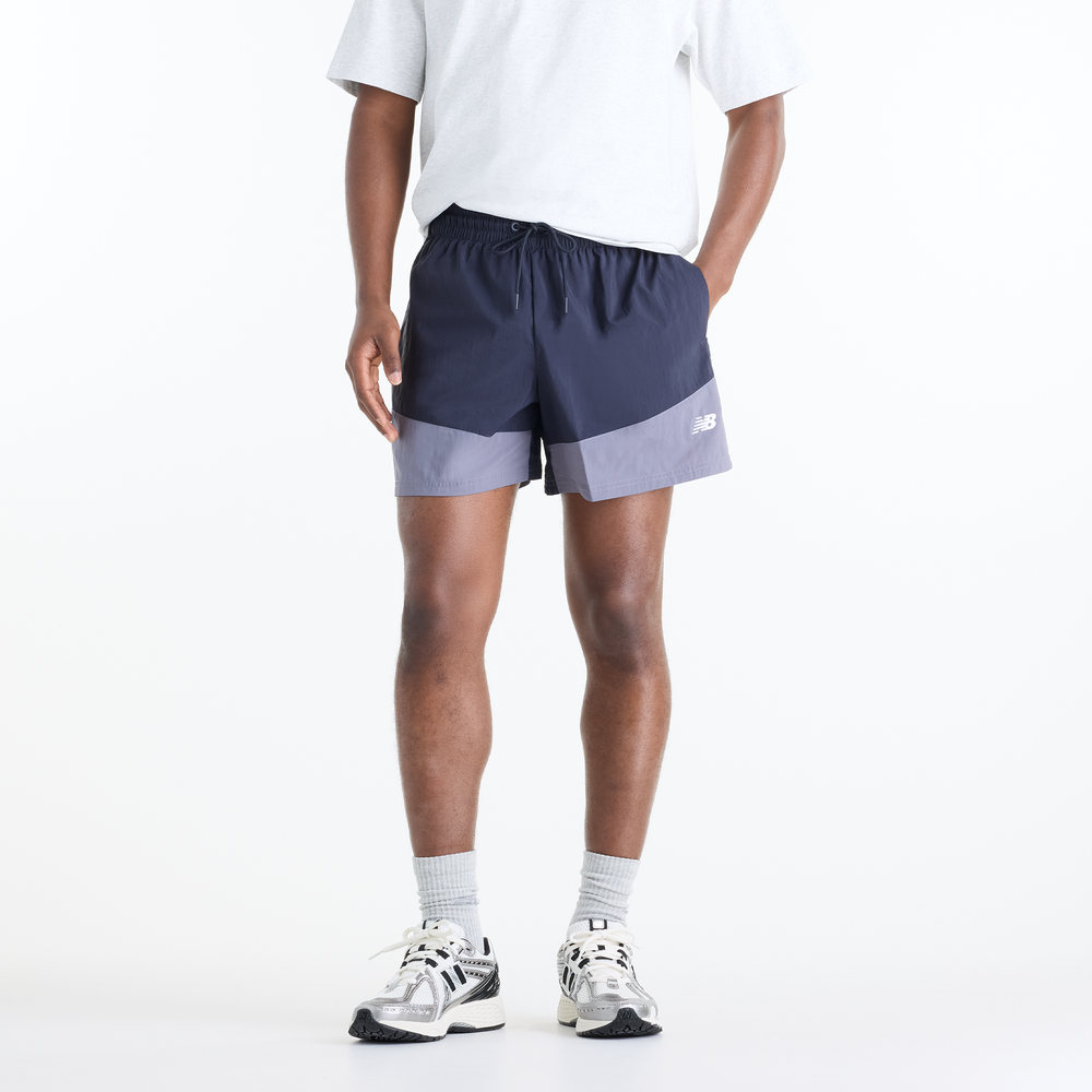 Pánske šortky New Balance MB6176MRAA9 – fialové