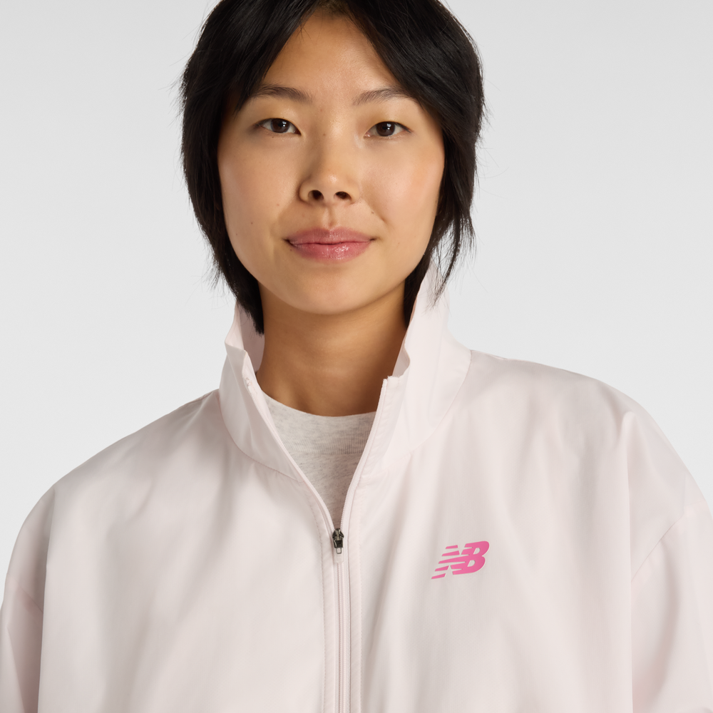 Vetrovka dámska New Balance WJ61J16CAAA – ružové