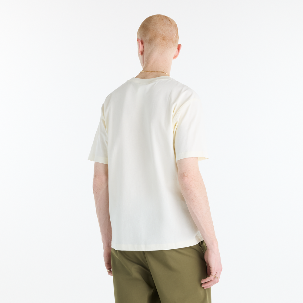Pánske tričko New Balance Athletics Premium Relaxed Chest Logo – béžové