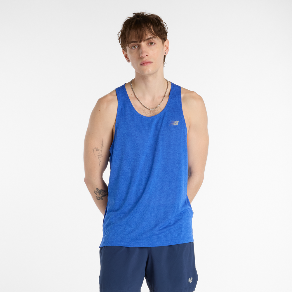 Pánske tričko New Balance MT41250BEA – modré