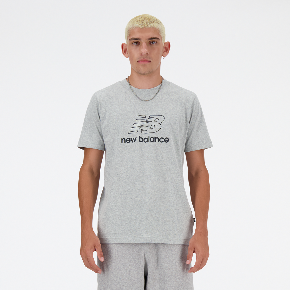 Pánske tričko New Balance MT41906AG – sivé
