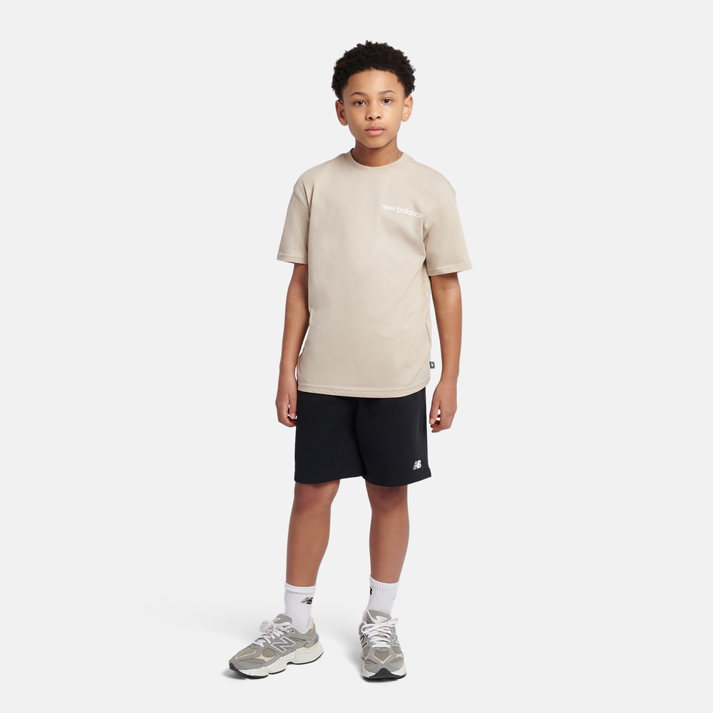 Detské tričko New Balance YT61A21ATWF – béžové