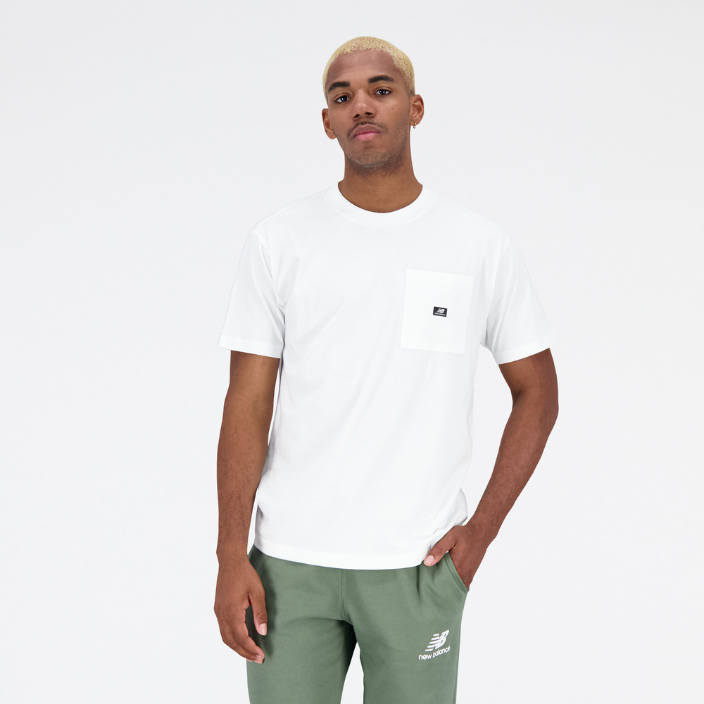 Pánske tričko New Balance MT31542WT – biele
