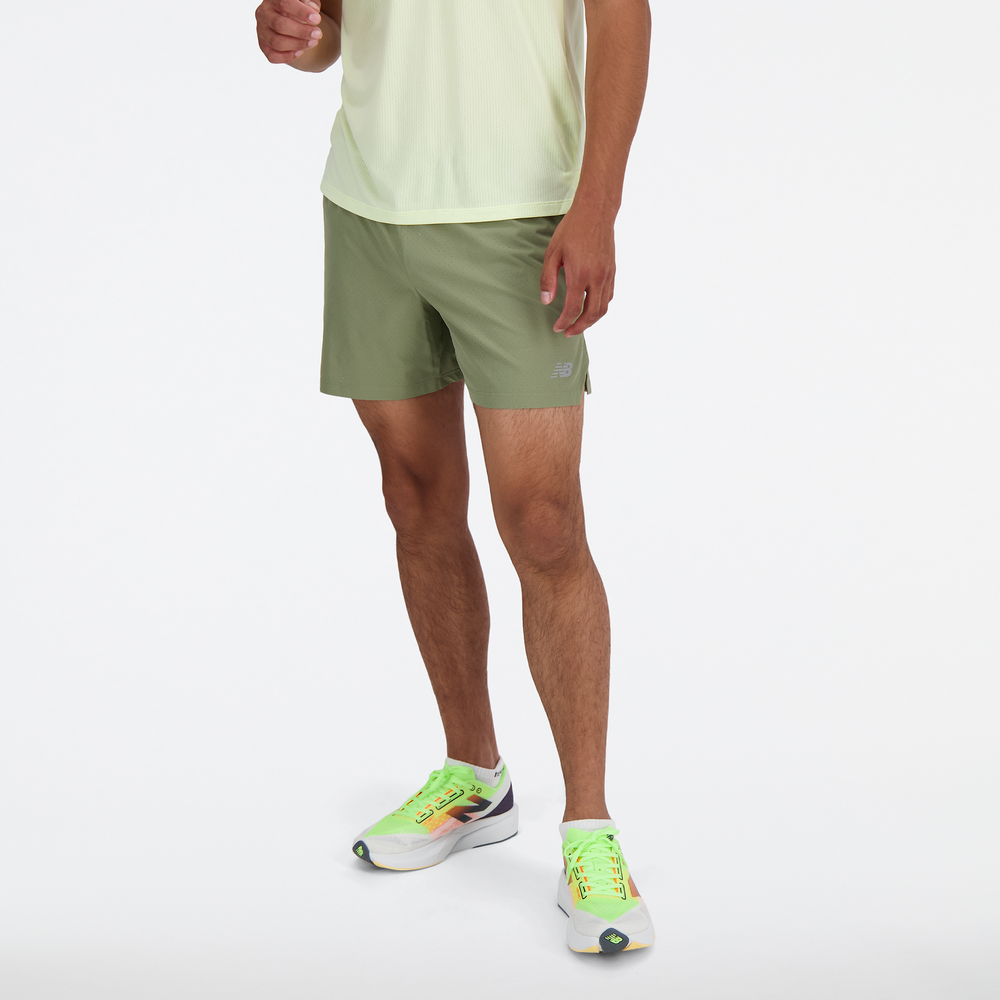 Pánske šortky New Balance MS41286DEK – zelené