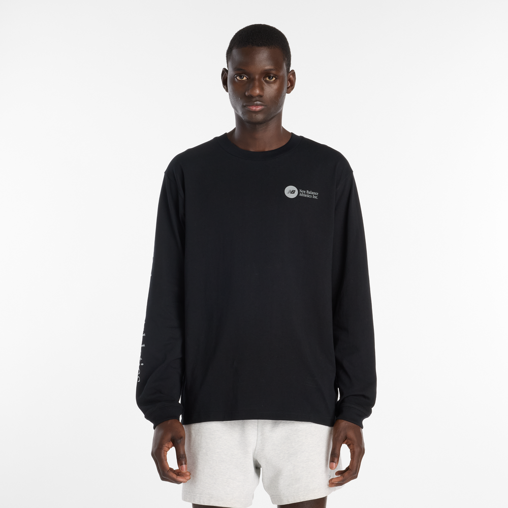 Pánske tričko New Balance MT61H4CYBK – čierné