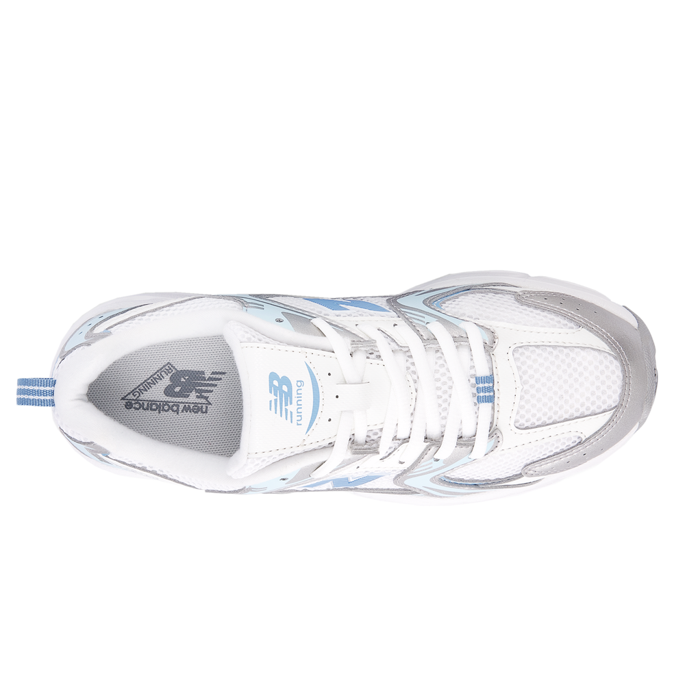 Detské topánky New Balance GR530ED – biele