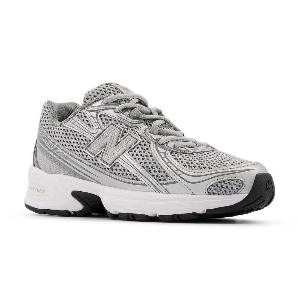 Detské topánky New Balance GR740SG – sivé