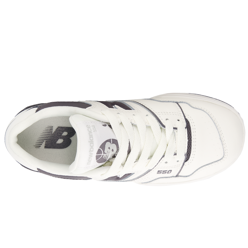 Detské topánky New Balance PSB550BH – biele