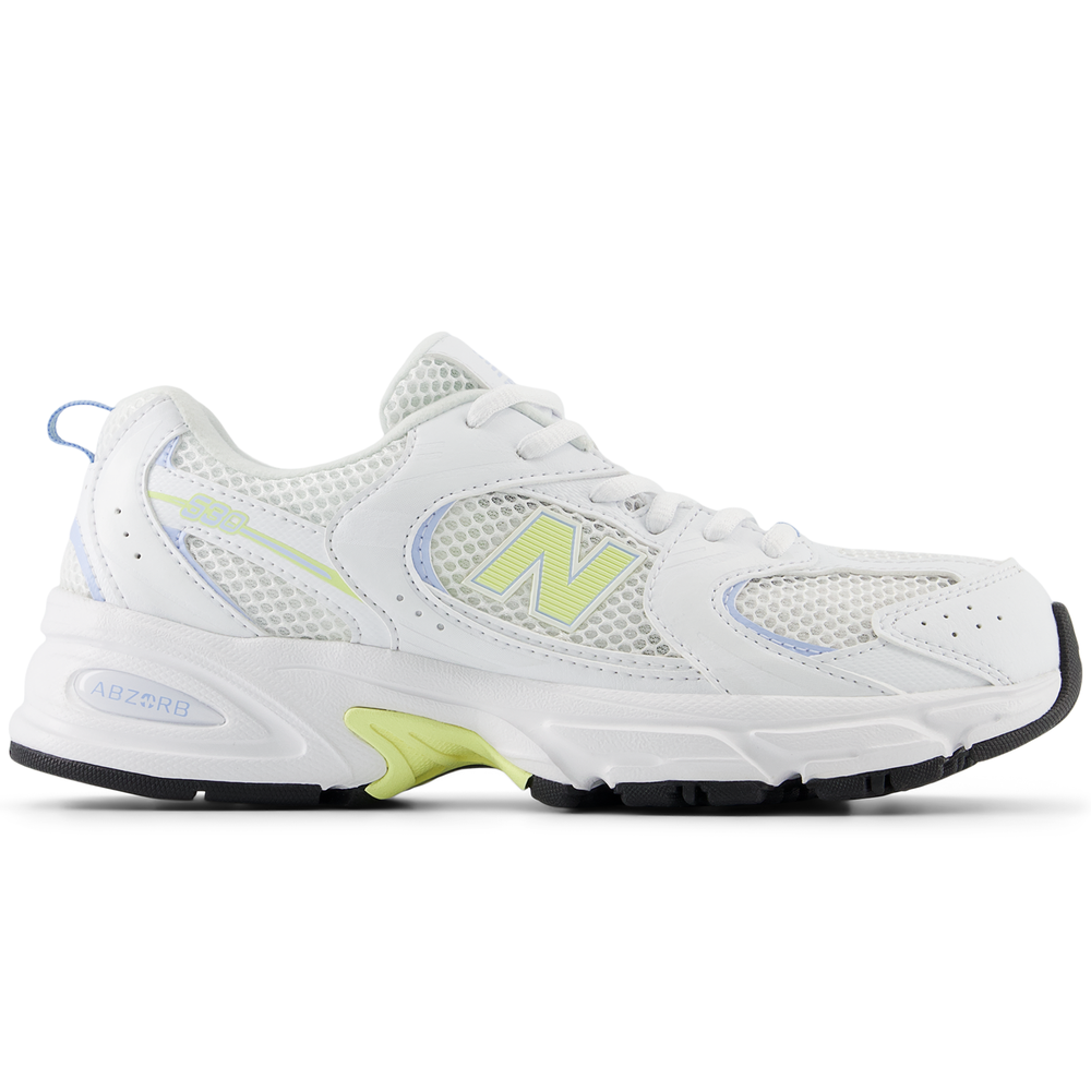 Detské topánky New Balance GR530SN – biele