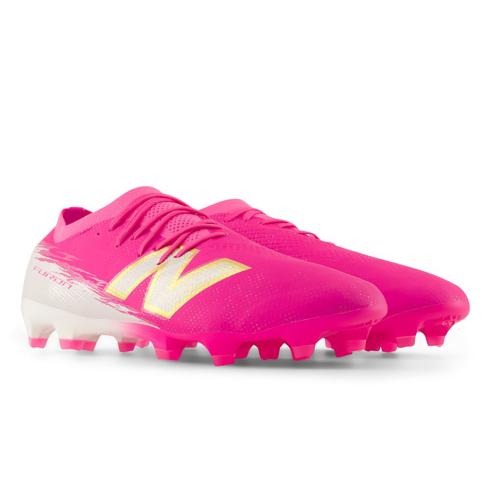 Pánske kopačky New Balance FURON PRO FG V8 UF2F221 – ružové