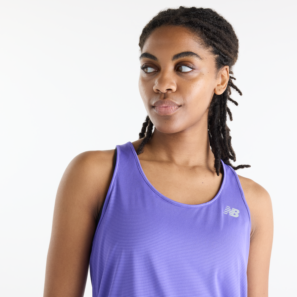 Dámske tričko New Balance WT41220EPU – fialové