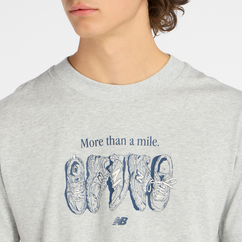 Pánske tričko New Balance MT61778SAG – sivé