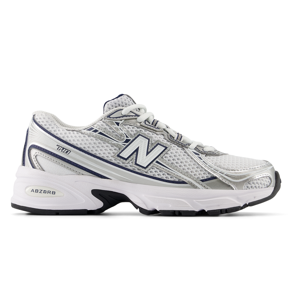 Detské topánky New Balance GR740WN – biele