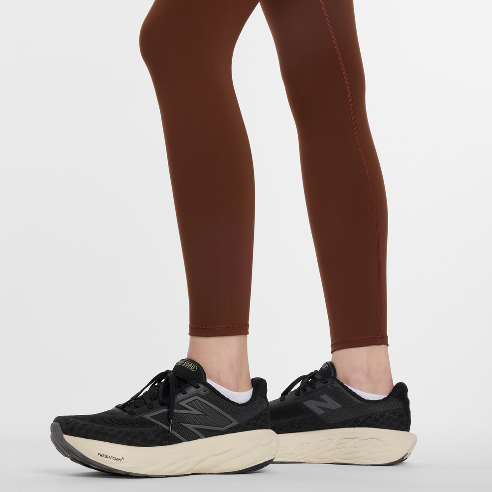 Dámske legíny New Balance WP51112ROK – hnedá