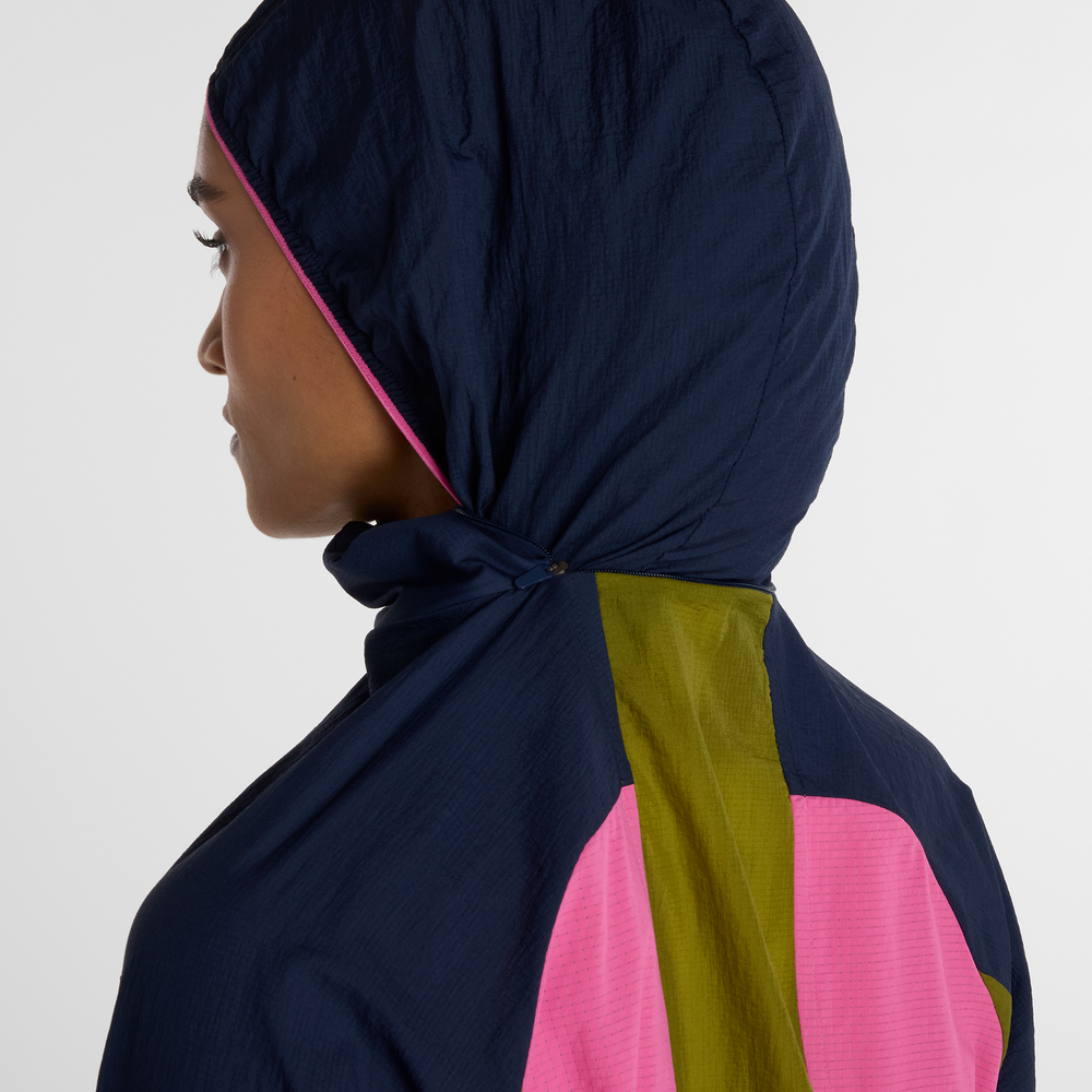 Vetrovka dámska New Balance WJ61J326AAN – zelené