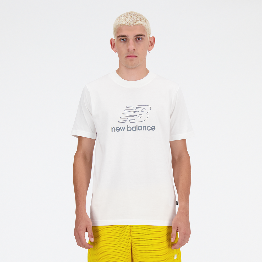 Pánske tričko New Balance MT41906WT – biele
