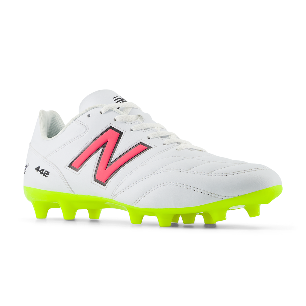 Pánske kopačky New Balance 442 ACADEMY FG V2 MS43FWH2 – biele