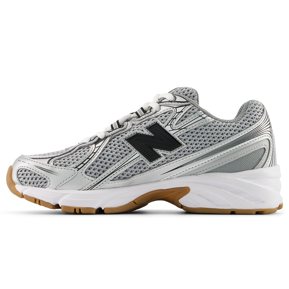 Detské topánky New Balance GR740GB – sivé