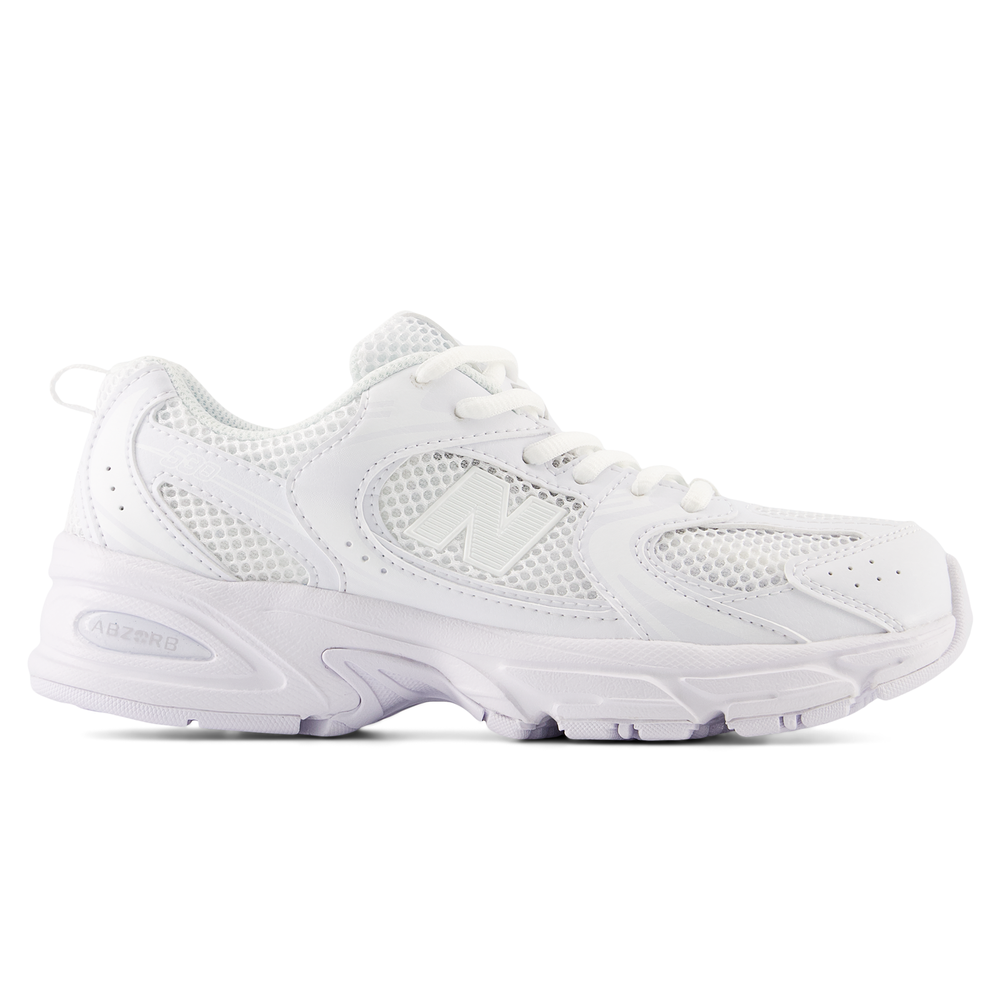 Detské topánky New Balance GR530PA – biele