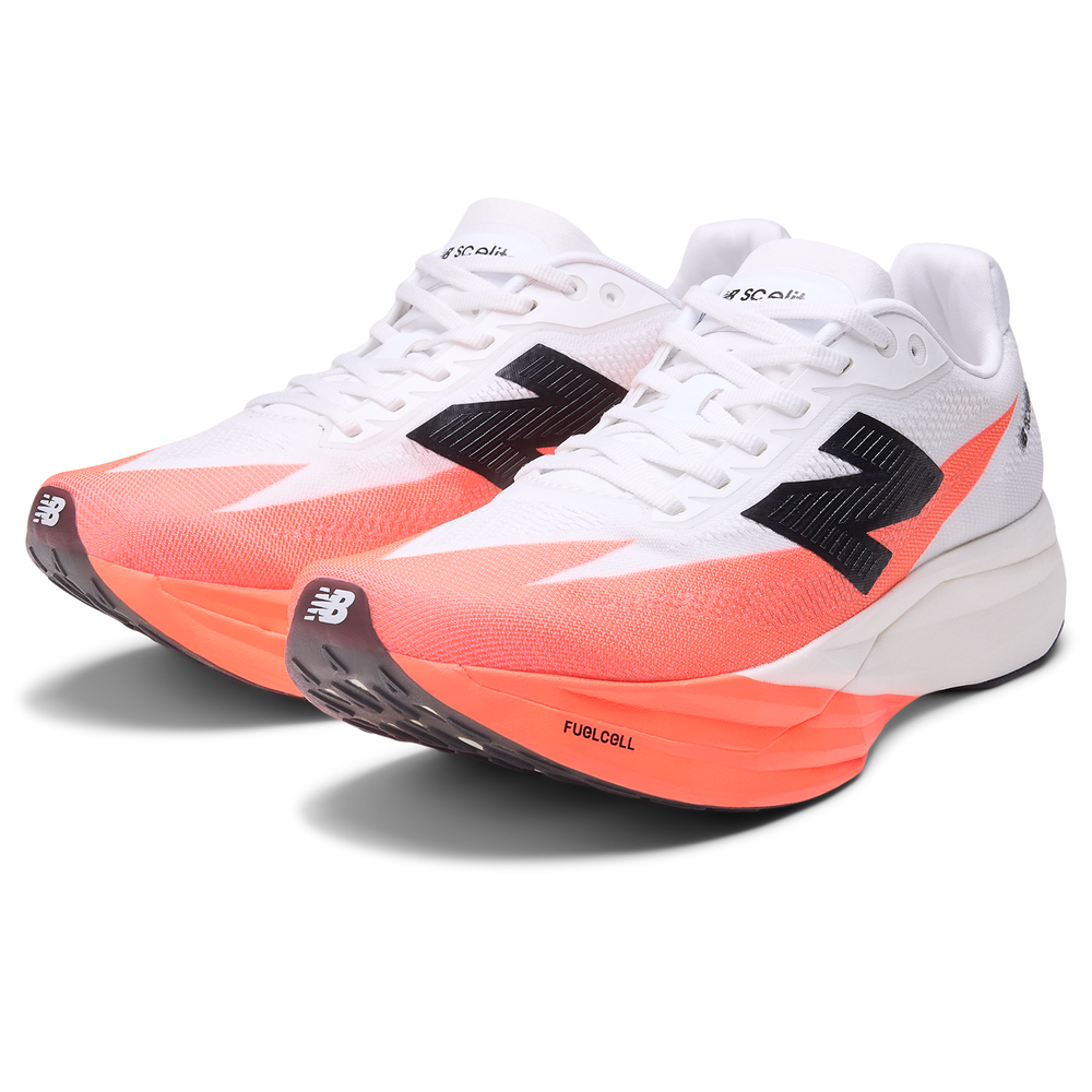 Dámske topánky New Balance FuelCell SC Elite V5 WRCELLR5 – oranžová